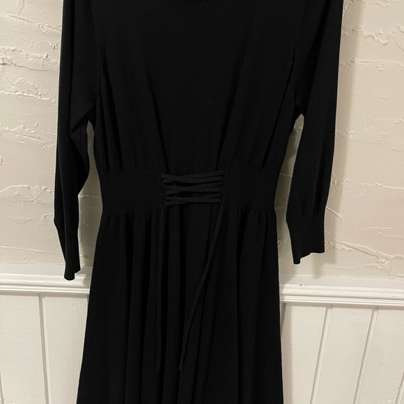 Torrid lace up waist sweater dress - Picture 4 of 8